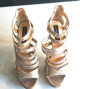 STEVE MADDEN STILETTO CAGE SANDAL | 8